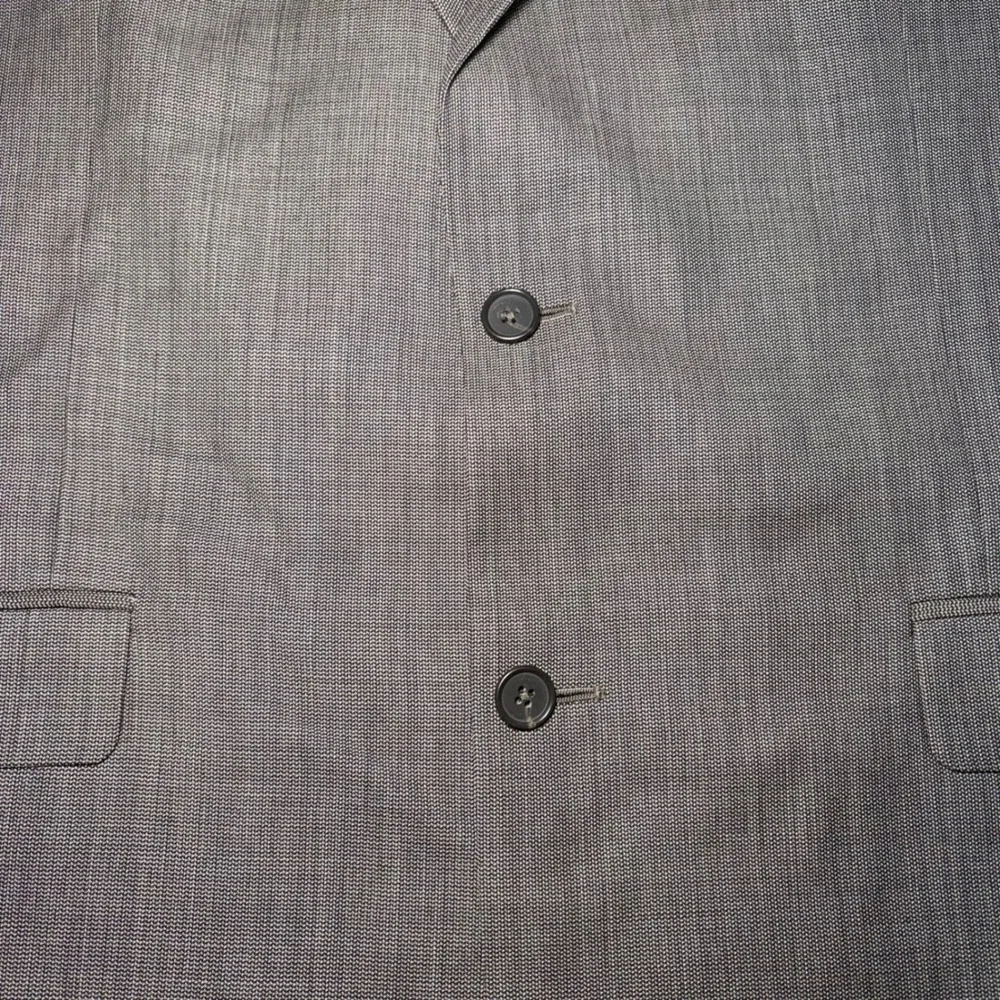 Murano Mens Gray 100%Wool Blazer Sport Coat Made in Italy Size 42L Formal Luxury